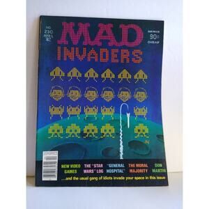MAD Magazine #230 April 1982 Space Invaders Cover General Hospital Comic Book